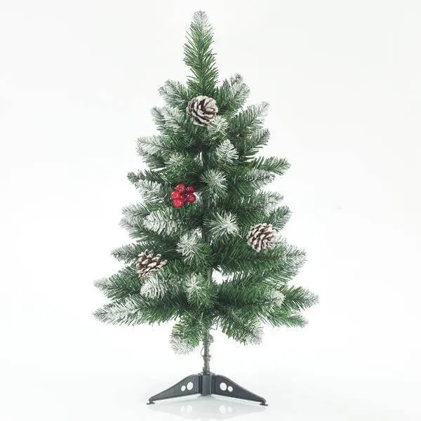 Χιονισμένο έλατο με berry, ύψος 60 cm